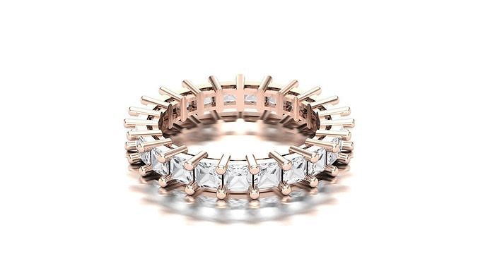 Women Beautiful Eternity Band Engagement Wedding 3D print model
