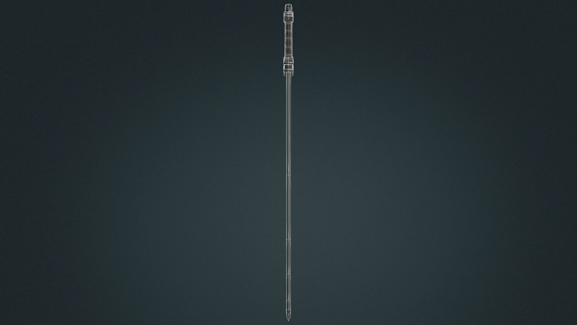 Viking Sword B - Fantasy Weapon Low-poly 3D model_14