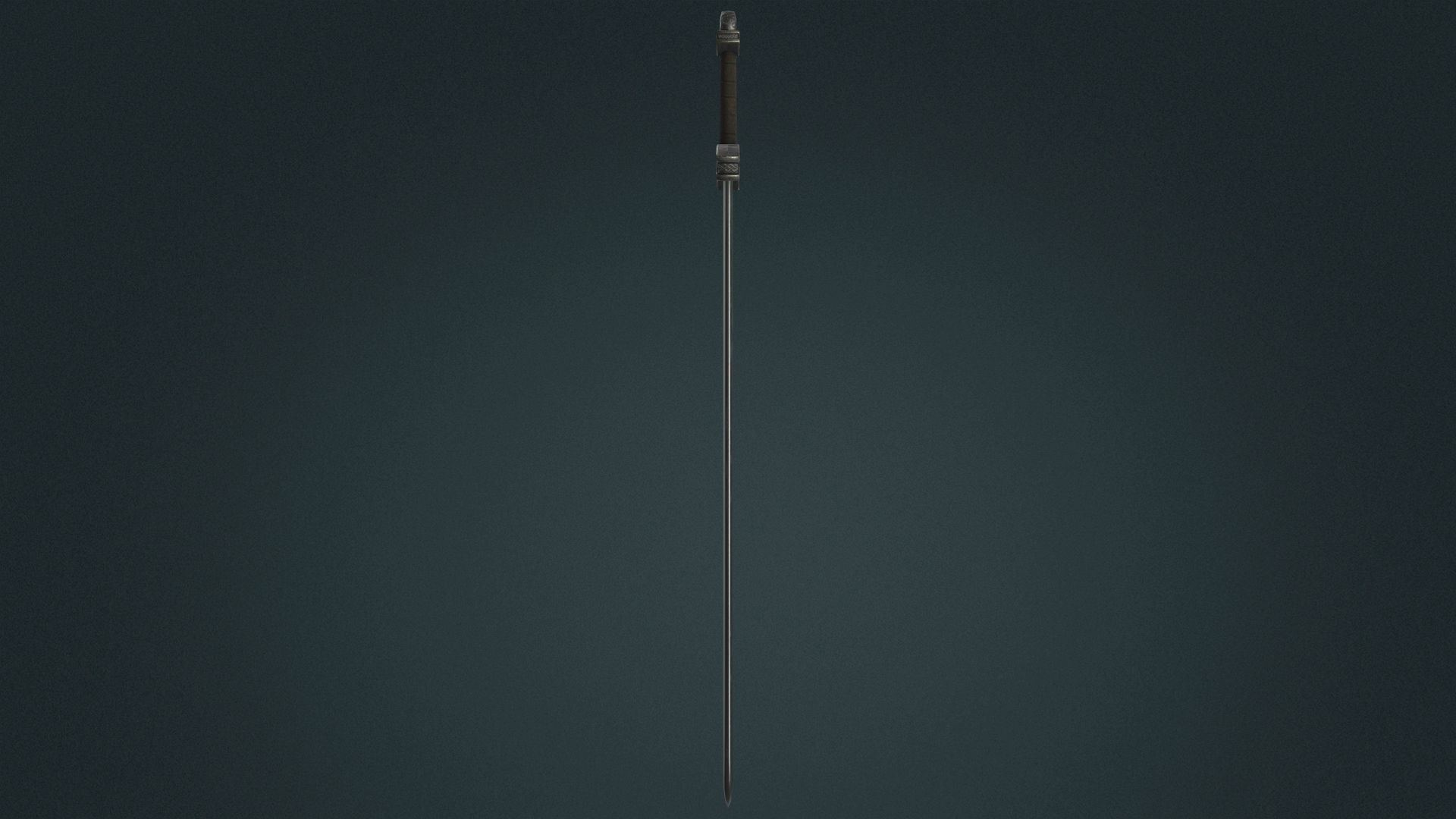 Viking Sword B - Fantasy Weapon Low-poly 3D model_10
