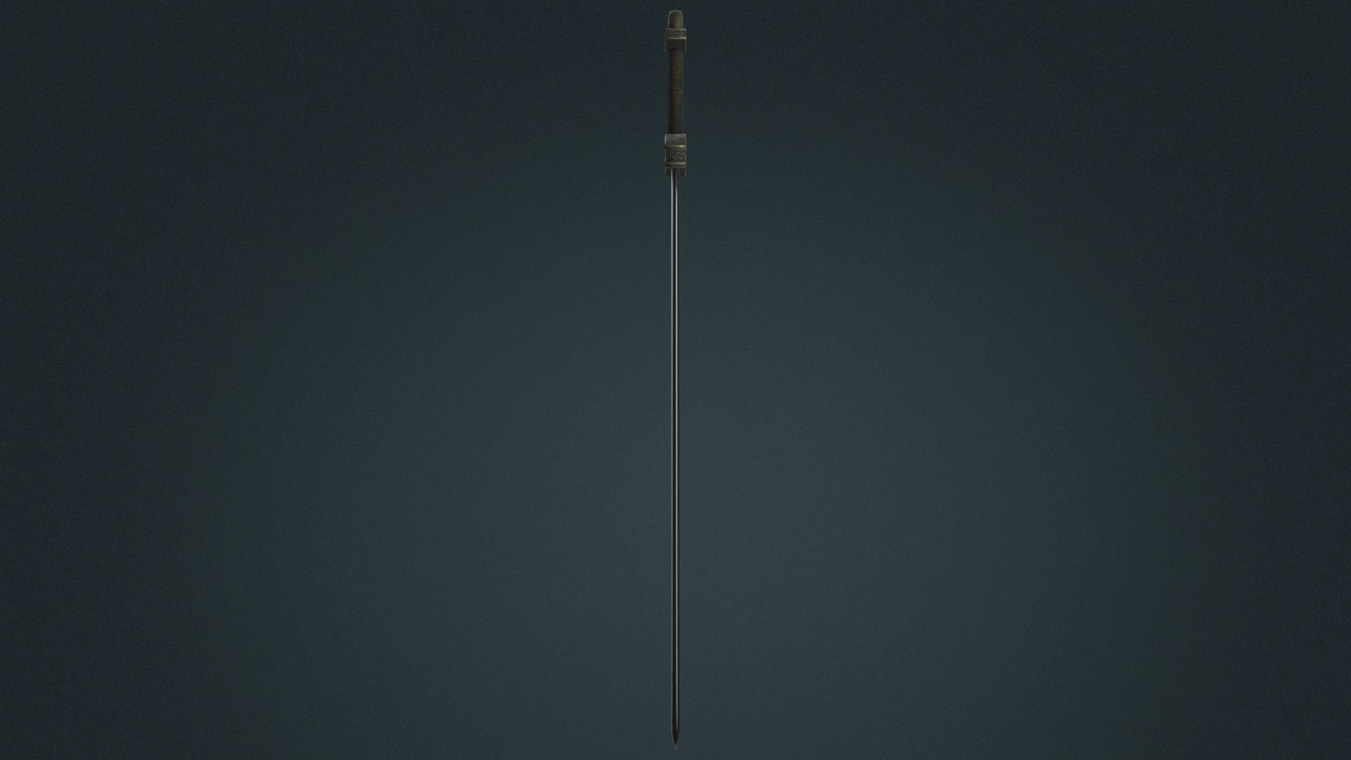 Viking Sword C - Fantasy Weapon Low-poly 3D model_2