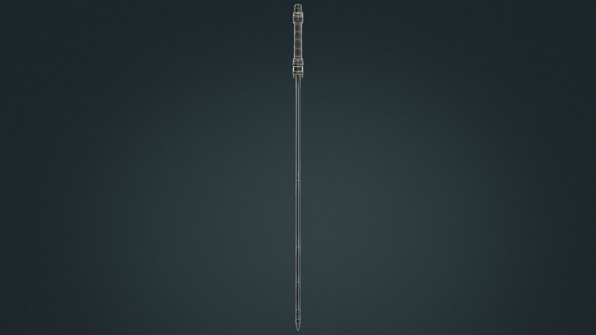 Viking Sword C - Fantasy Weapon Low-poly 3D model_6