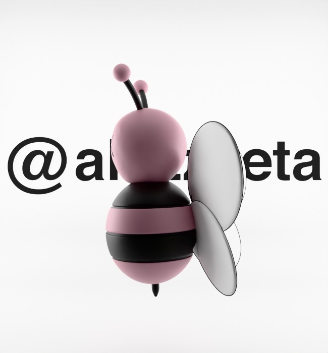 Kaws Dior Bee Textured Low-poly 3D model_11