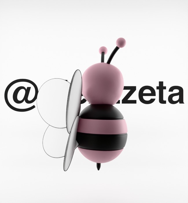 Kaws Dior Bee Textured Low-poly 3D model_26