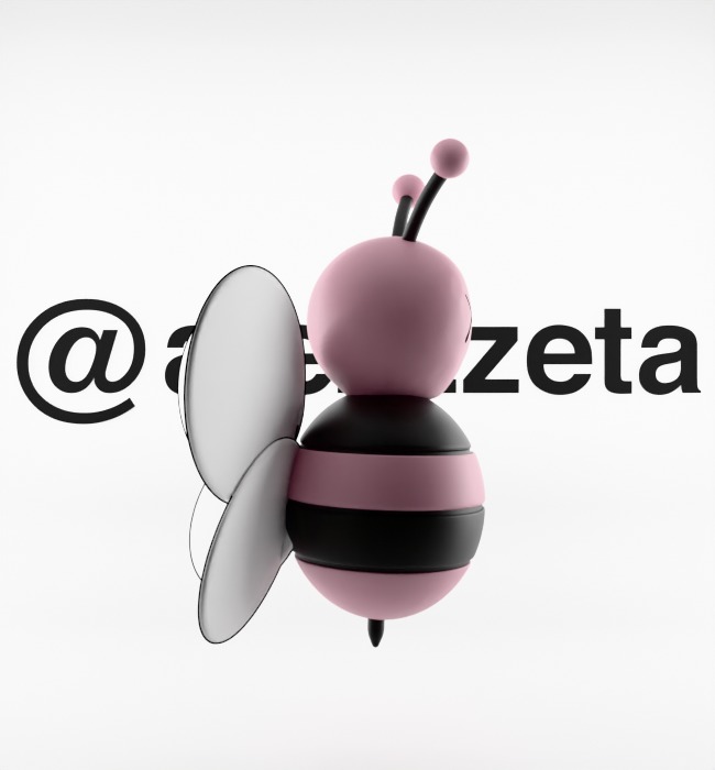 Kaws Dior Bee Textured Low-poly 3D model_27