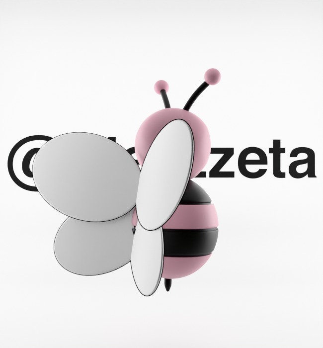 Kaws Dior Bee Textured Low-poly 3D model_24