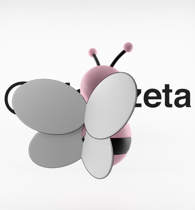 Kaws Dior Bee Textured Low-poly 3D model_23