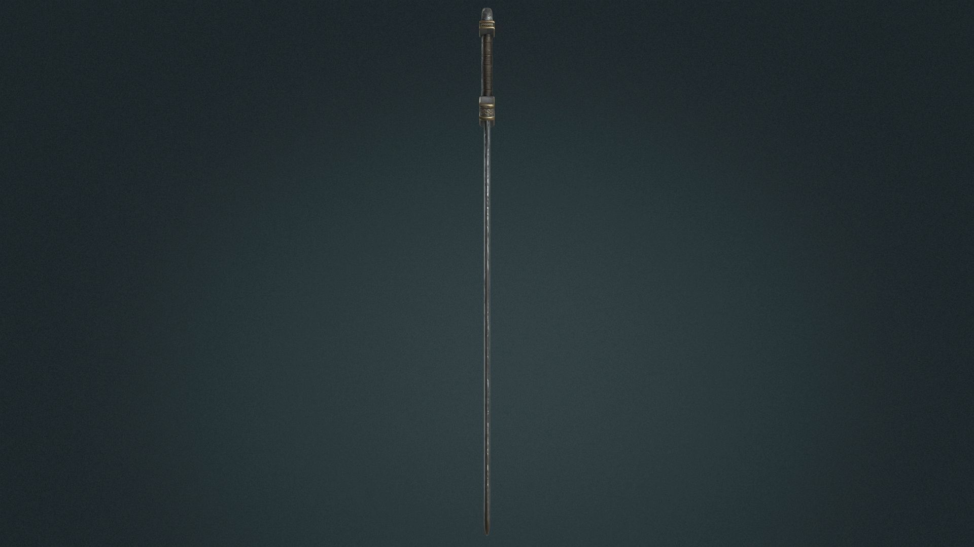 Viking Sword E - Fantasy Weapon Low-poly 3D model_2