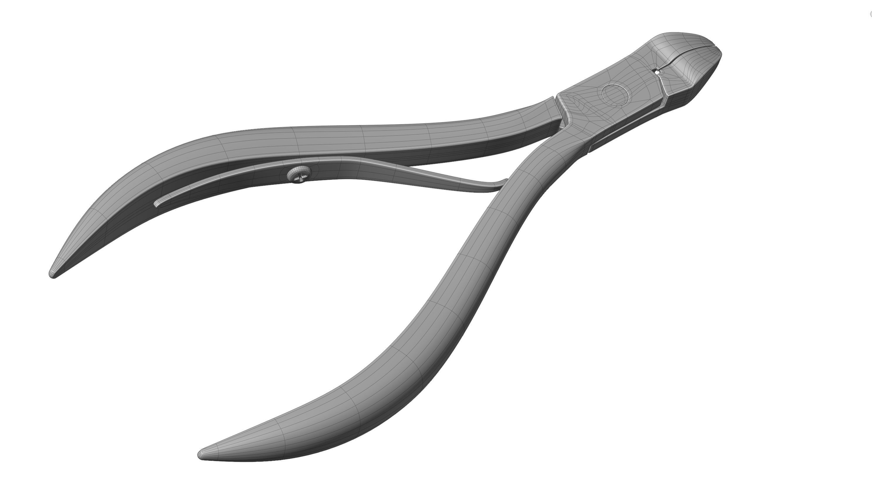 Cuticle Nipper 3D model_9