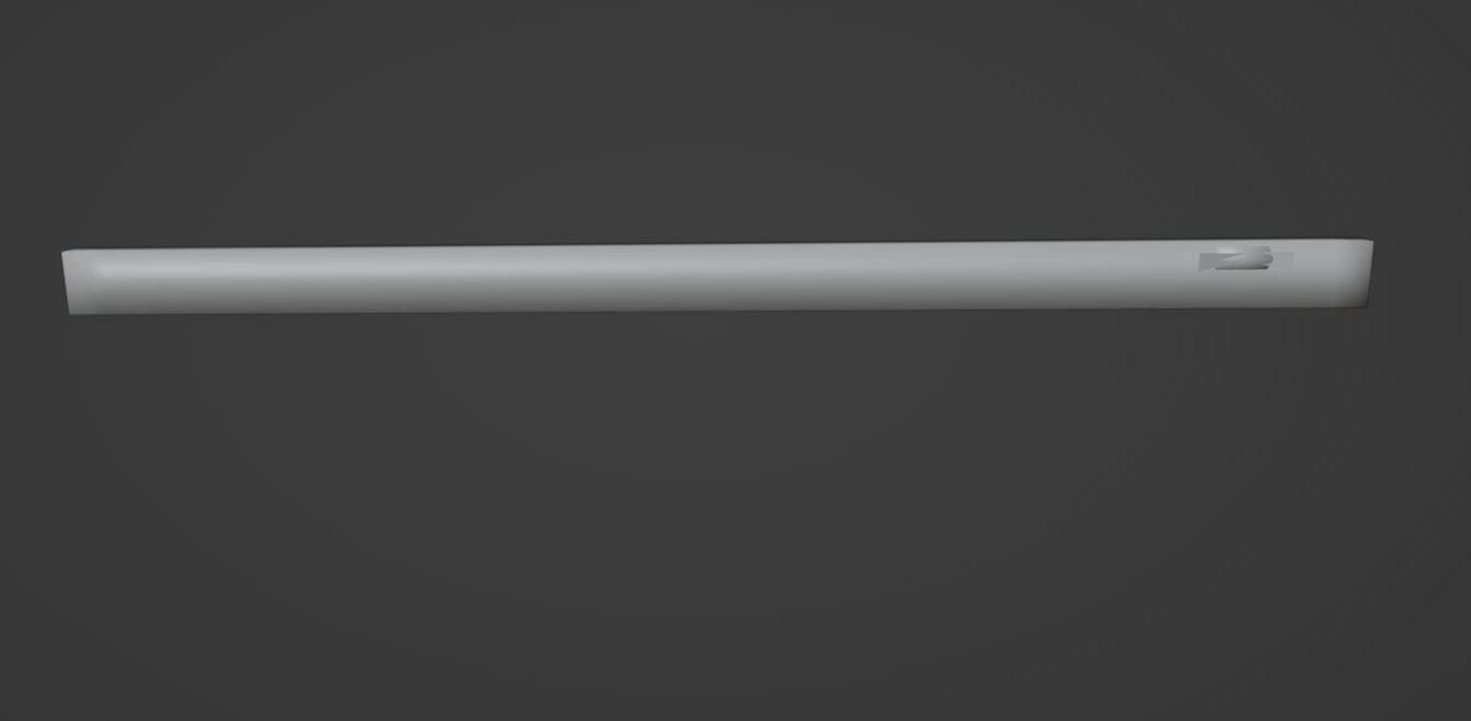 Katana and Scabbard with Suport PBR Lowpoly Low-poly 3D model_14