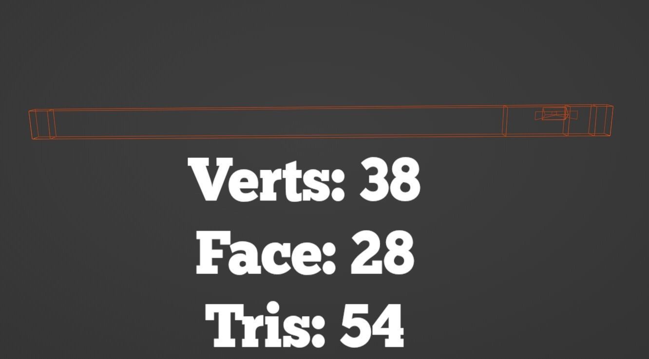 Katana and Scabbard with Suport PBR Lowpoly Low-poly 3D model_15
