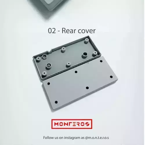 NES Classic Controller - 02 Rear Cover 3D print model