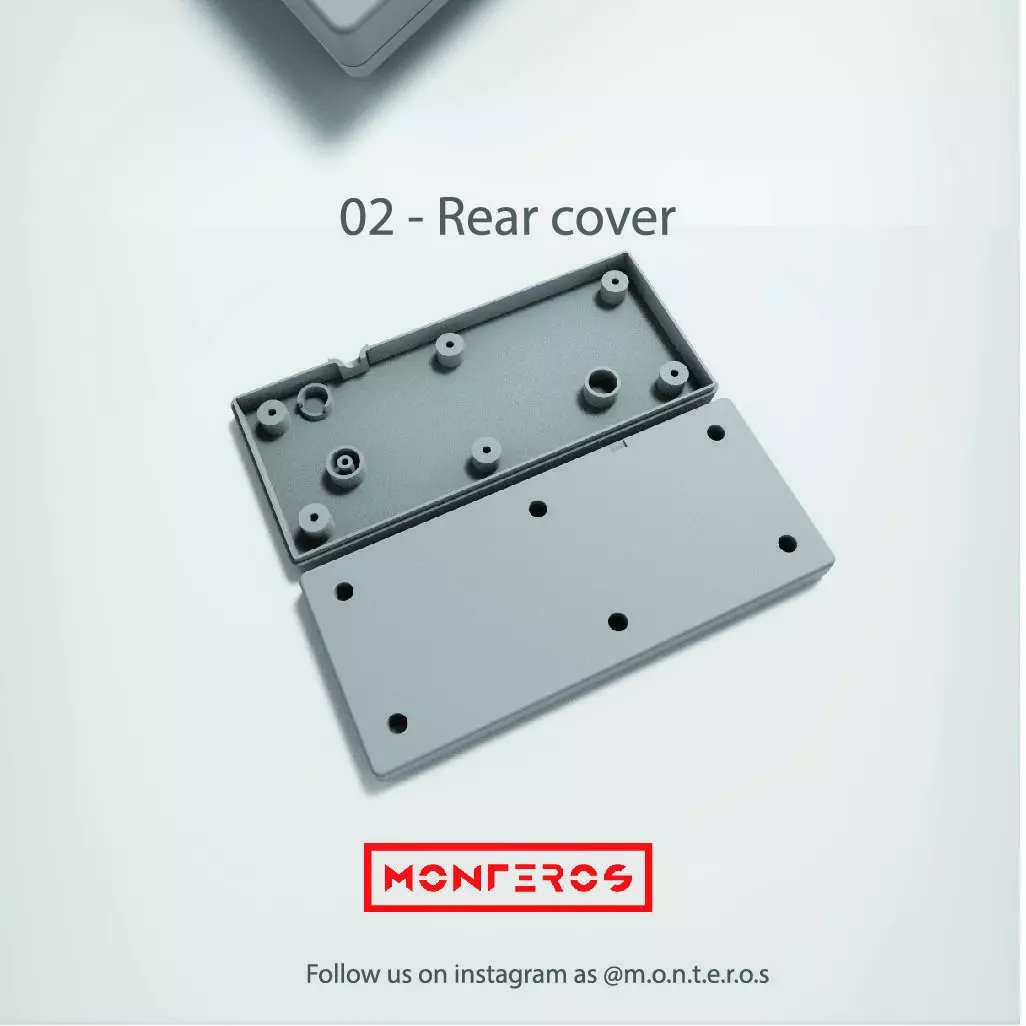 NES Classic Controller - 02 Rear Cover 3D print model_0