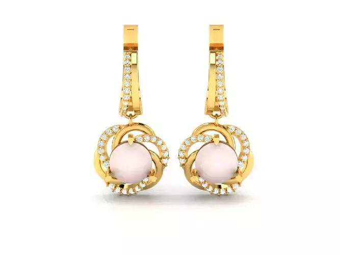 Women Opal Stone Earrings