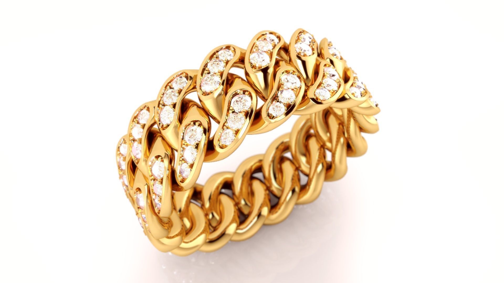 CUBAN RING S12 3D print model_3