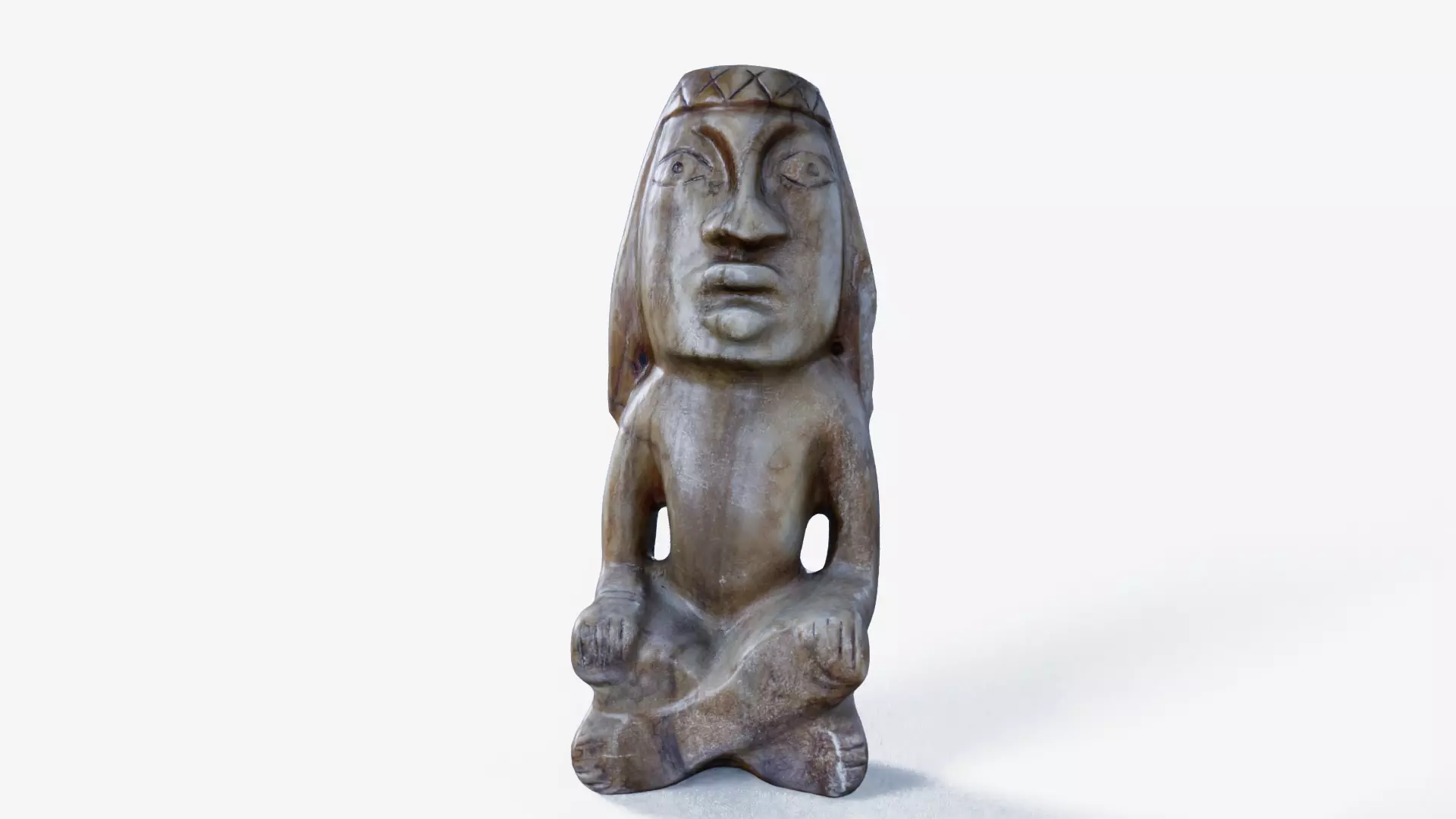 Stone Figurine 3D model_0