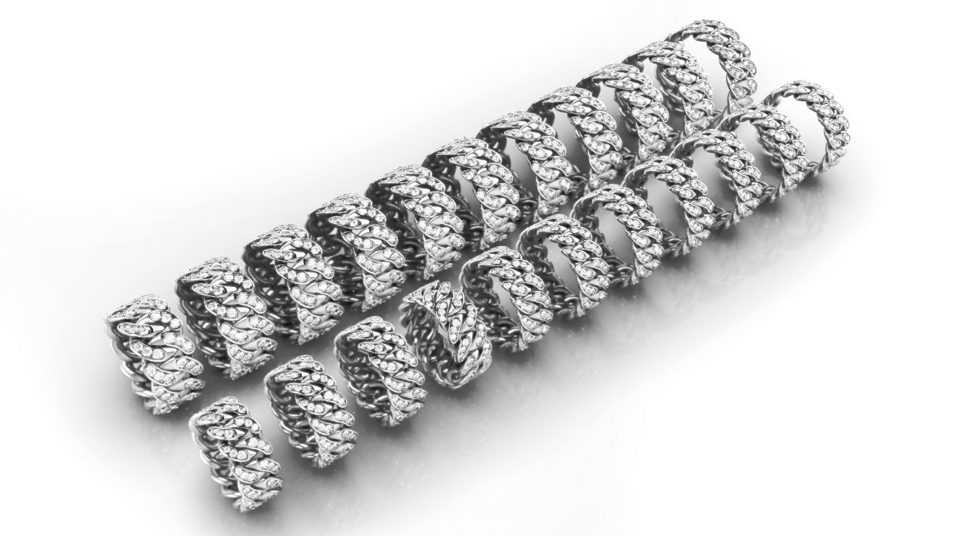 CUBAN RING S14 3D print model_14