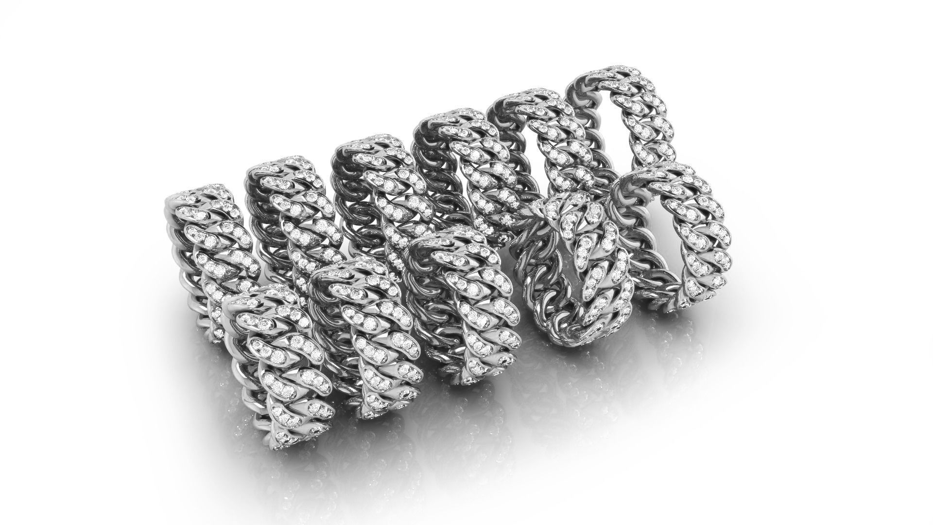 CUBAN RING S15 3D print model_12