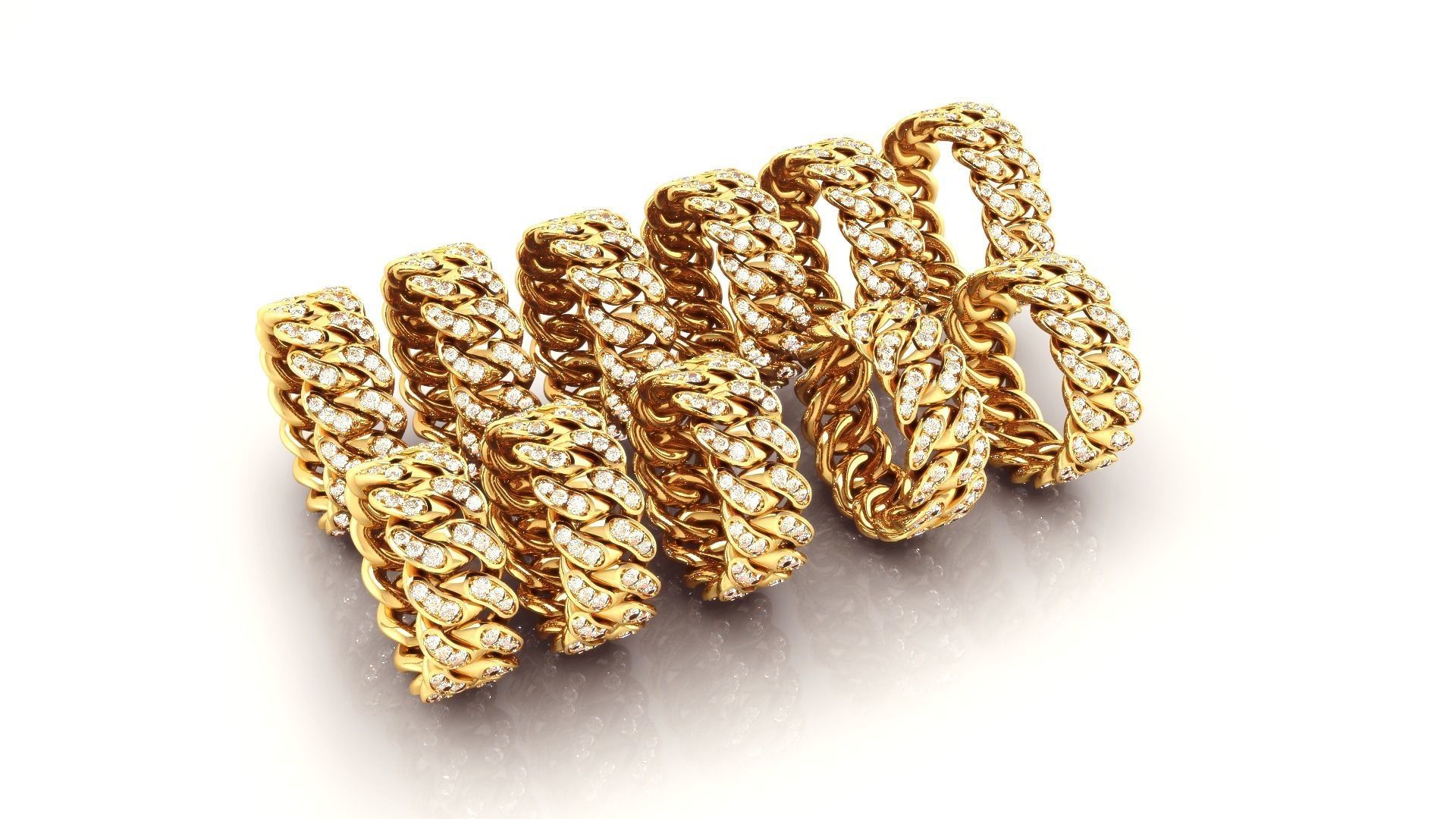 CUBAN RING S15 3D print model_11