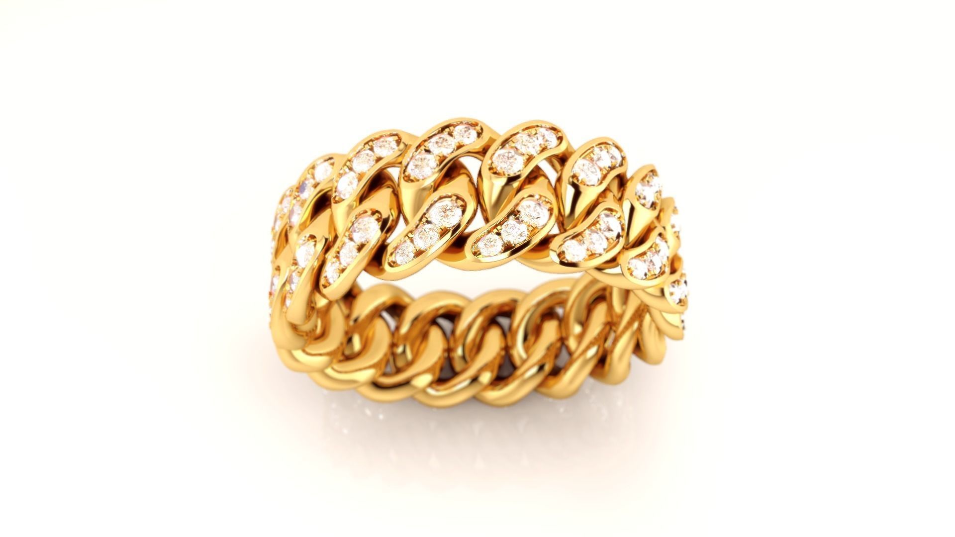 CUBAN RING S15 3D print model_4