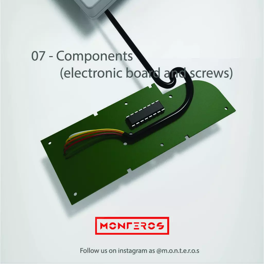 NES Classic Controller - 07 Components Free 3D print model_0