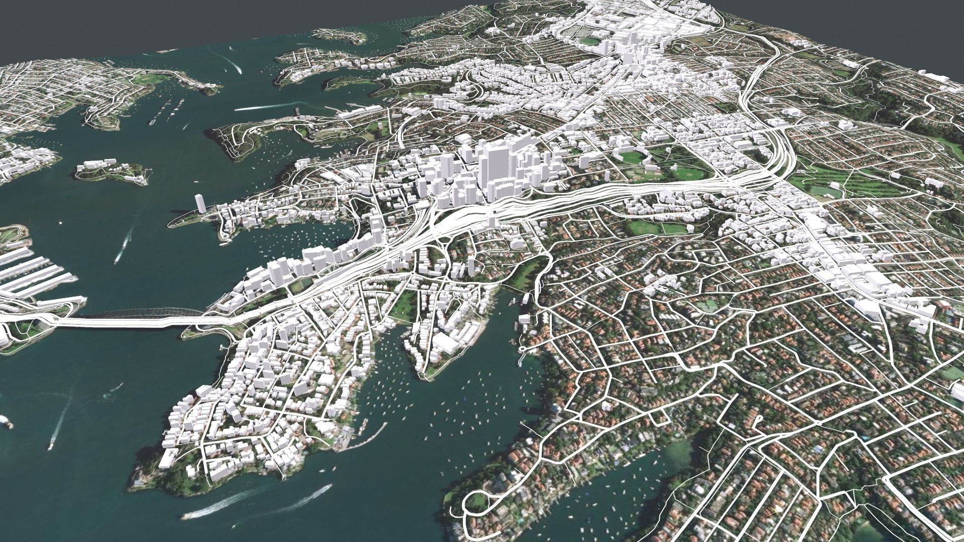 Cityscape North Sydney Australia 3D model_4
