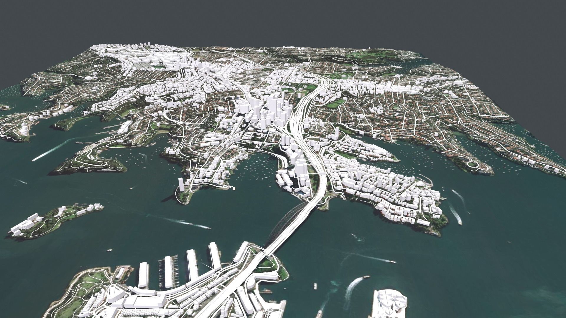 Cityscape North Sydney Australia 3D model_7