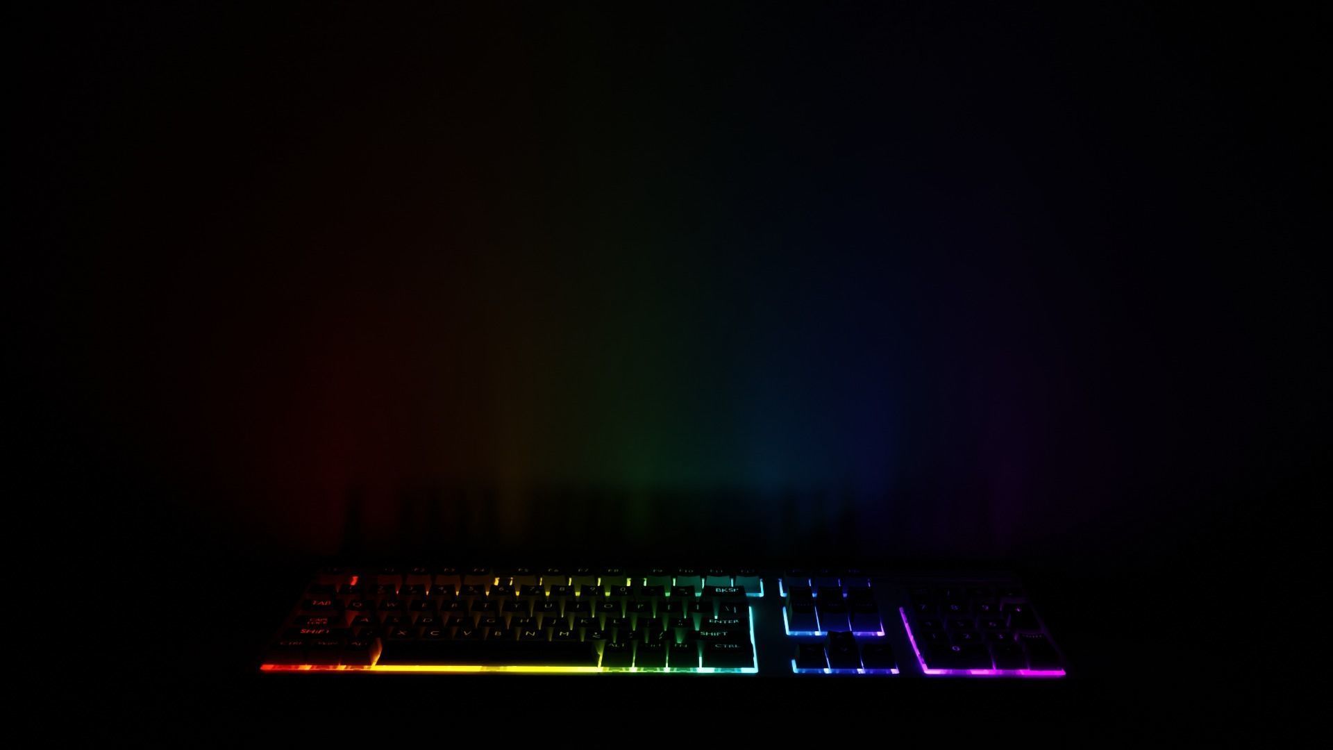 Unbranded Mechanical Keyboard 3D model_1