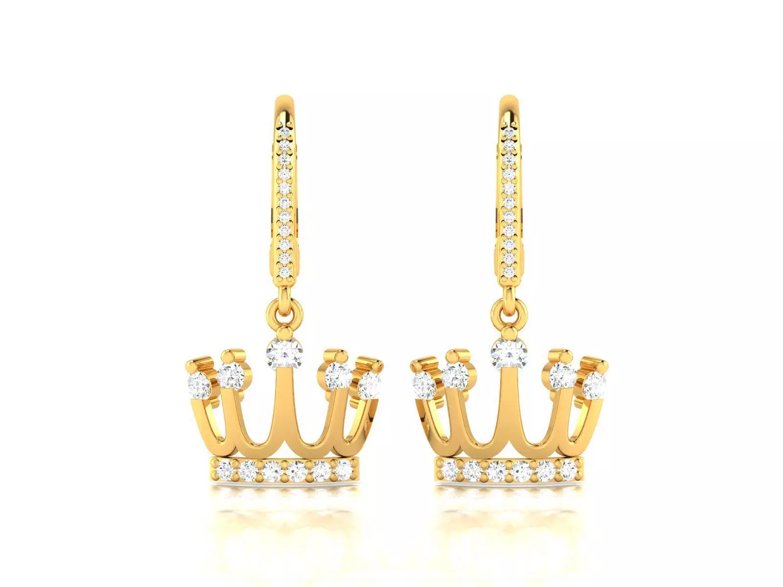 Earring 3Ddm stl obj fbx Render Details 3D print model_0