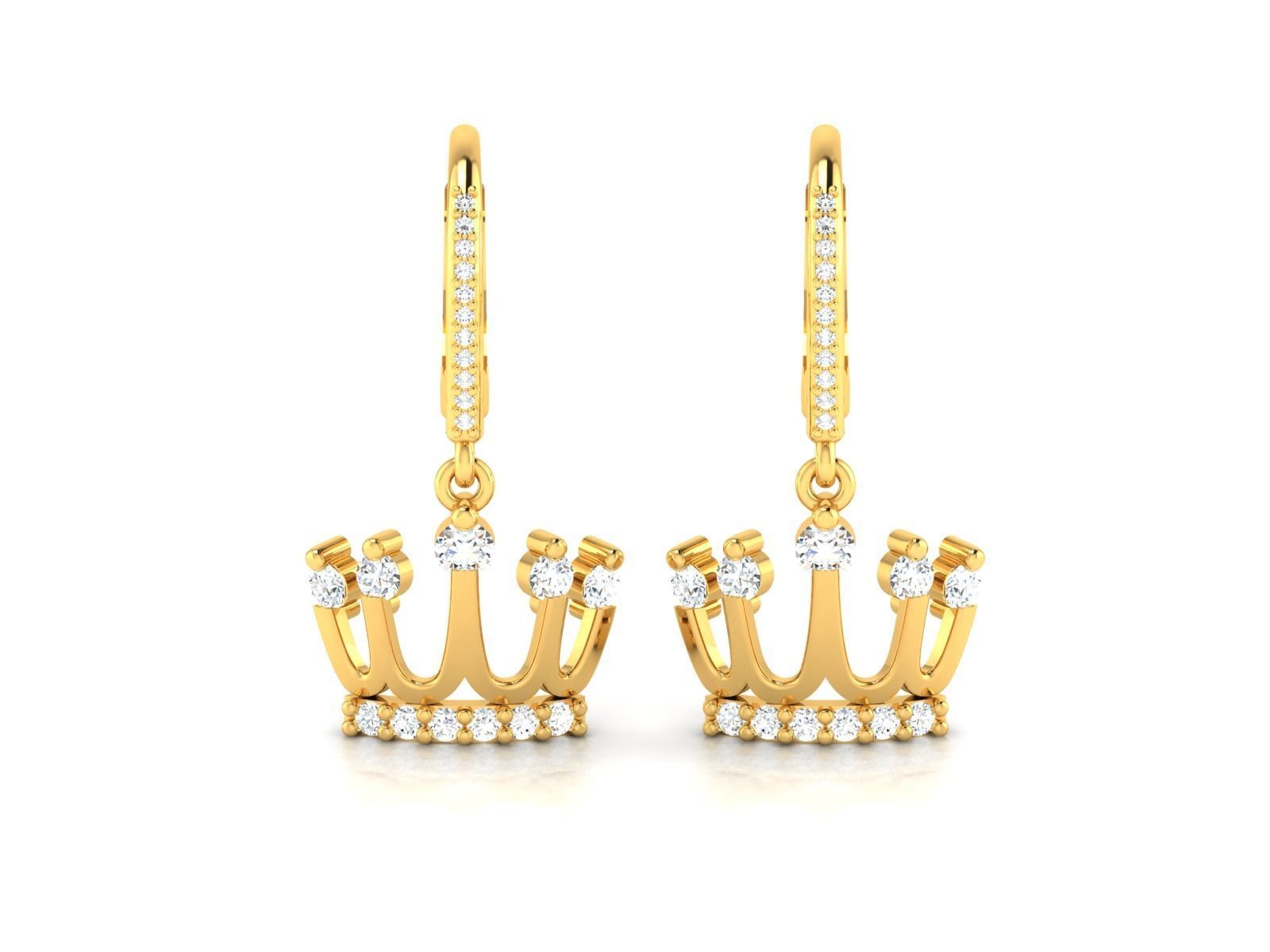 Earring 3Ddm stl obj fbx Render Details 3D print model_10