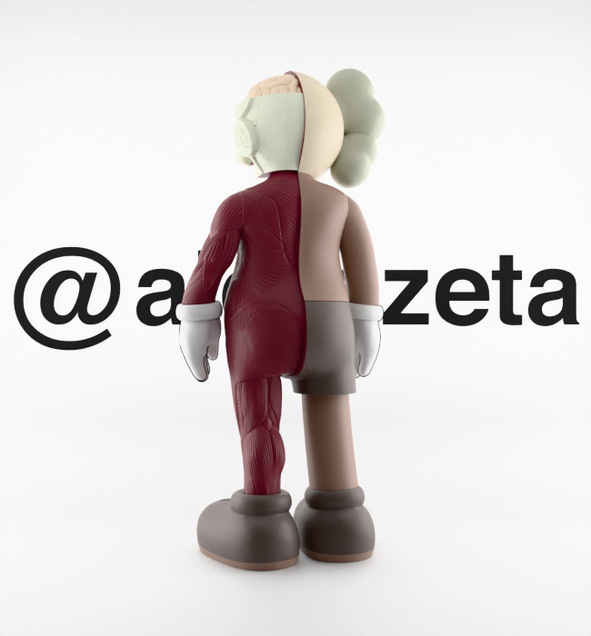 Kaws Flayed Open Companion Textured Low-poly 3D model_17