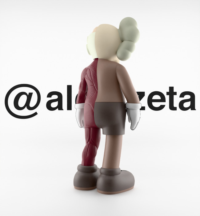 Kaws Flayed Open Companion for Print 3D print model_23