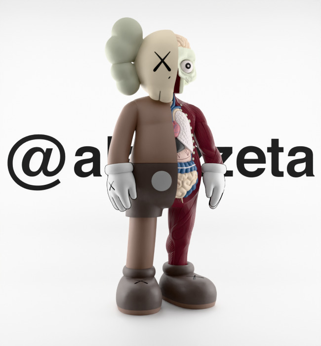Kaws Flayed Open Companion for Print 3D print model_36
