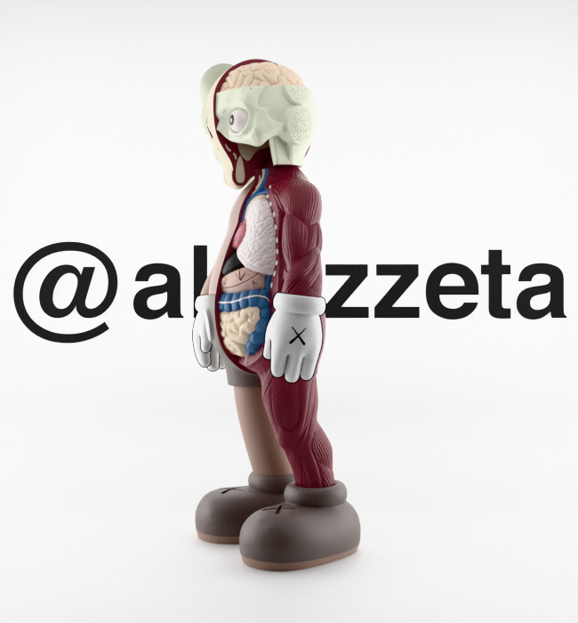 Kaws Flayed Open Companion for Print 3D print model_8