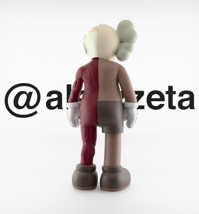 Kaws Flayed Open Companion for Print 3D print model_21