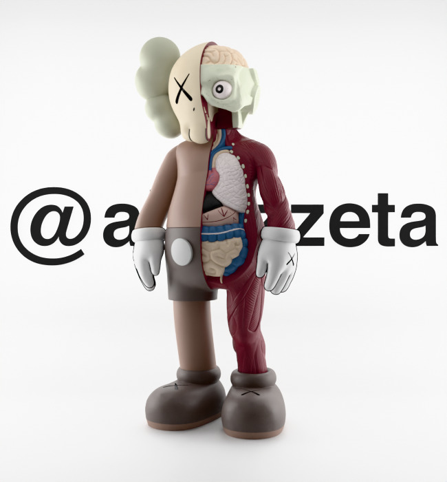 Kaws Flayed Open Companion for Print 3D print model_4