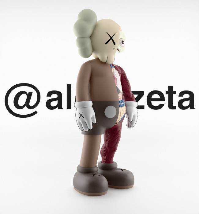 Kaws Flayed Open Companion for Print 3D print model_34