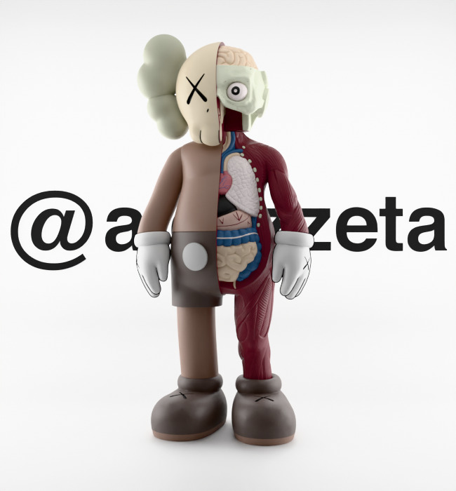 Kaws Flayed Open Companion for Print 3D print model_2