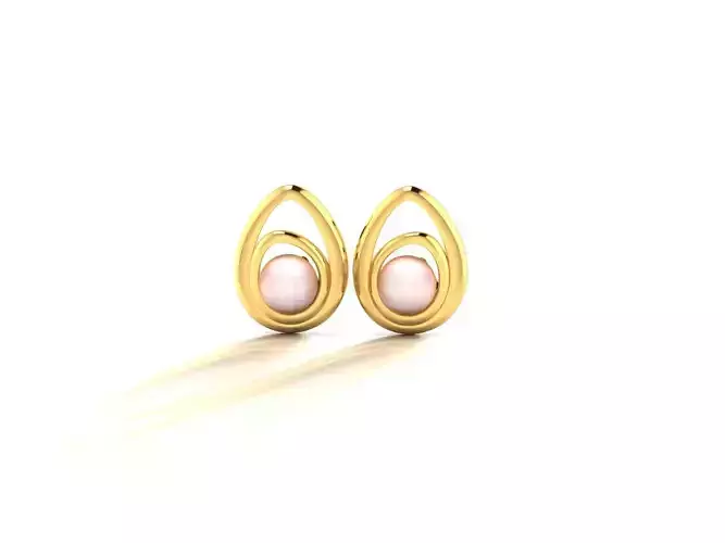 Earring 3Ddm stl obj fbx Render Details