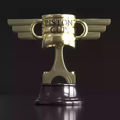 Piston Cup Free low-poly 3D model