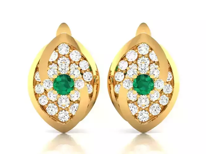 Earring 3Ddm stl obj fbx Render Details