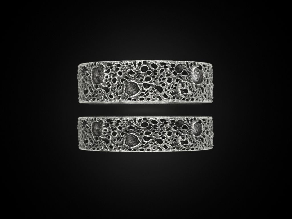 Collection Moon craters ring _3