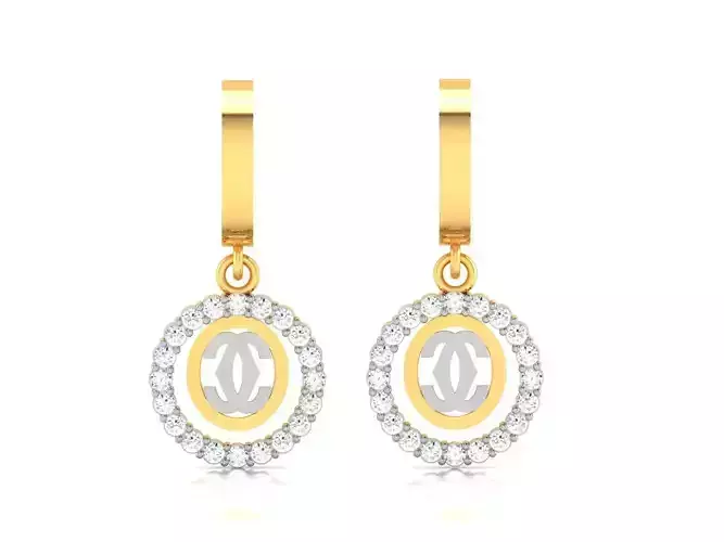 Earring 3Ddm stl obj fbx Render Details