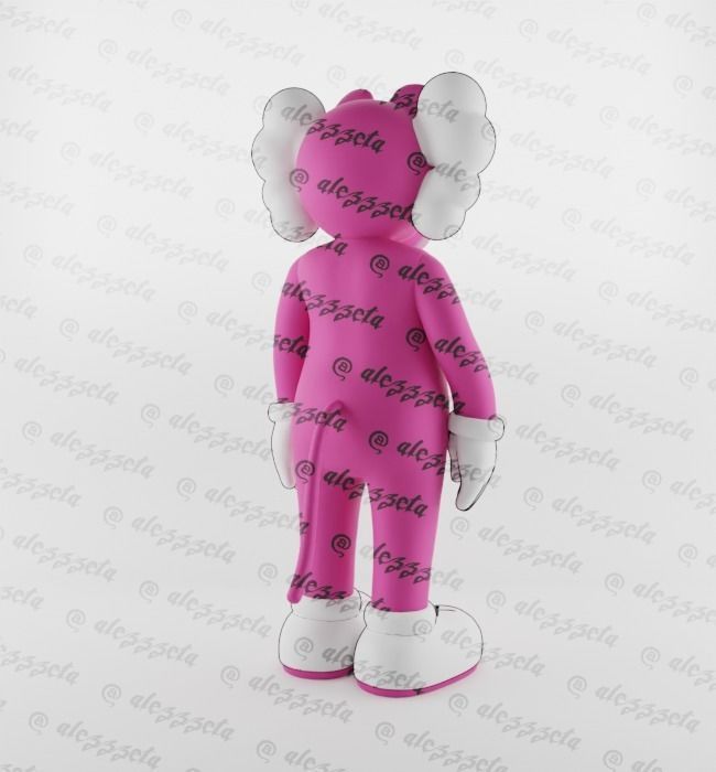 Kaws Pink Panther x Companion x Flayed Open for Print 3D print model_21
