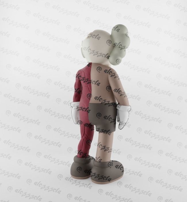 Kaws Pink Panther x Companion x Flayed Open for Print 3D print model_9