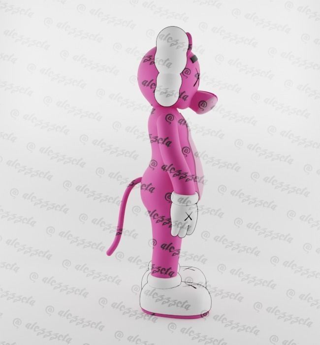 Kaws Pink Panther x Companion x Flayed Open for Print 3D print model_23