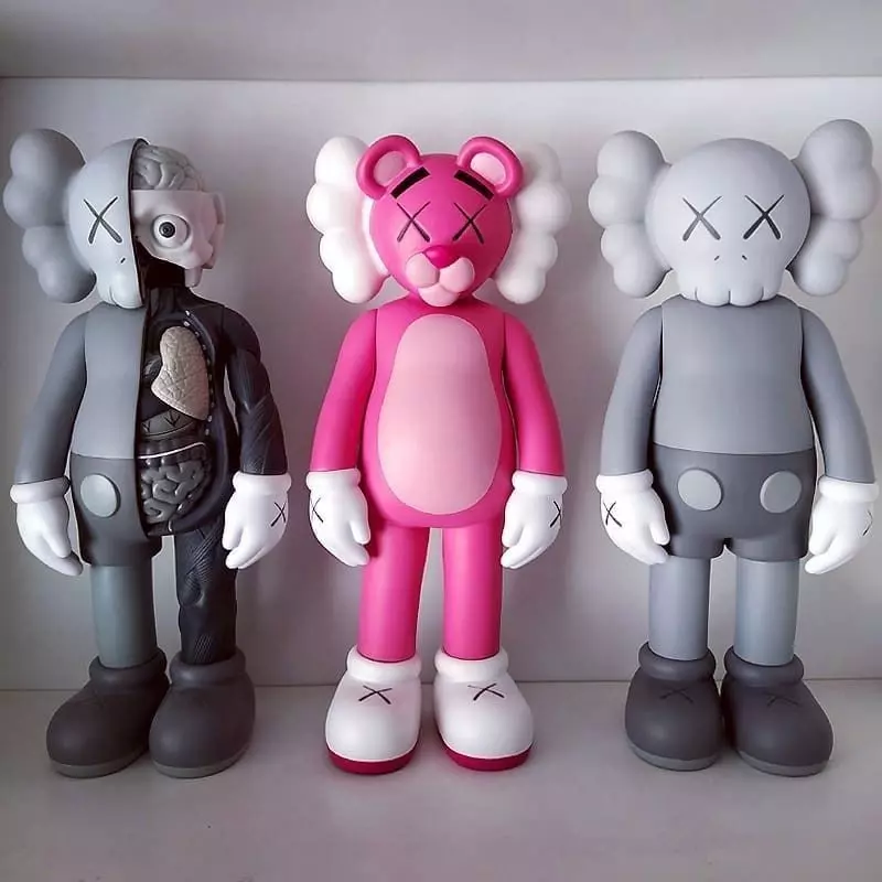 Kaws Pink Panther x Companion x Flayed Open for Print 3D print model_0