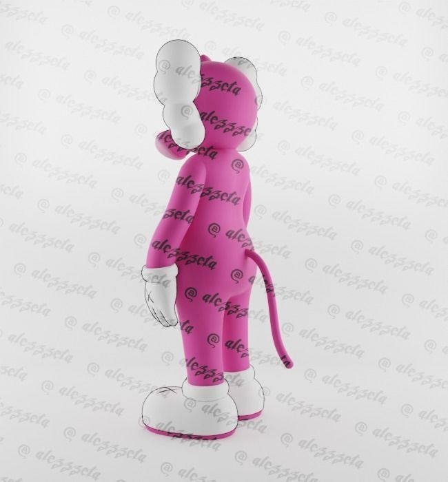 Kaws Pink Panther x Companion x Flayed Open for Print 3D print model_18