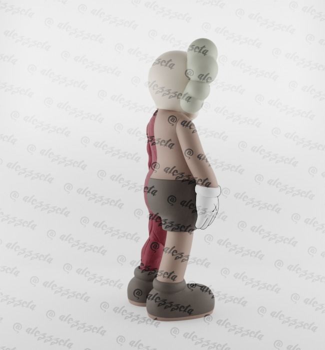 Kaws Pink Panther x Companion x Flayed Open for Print 3D print model_10