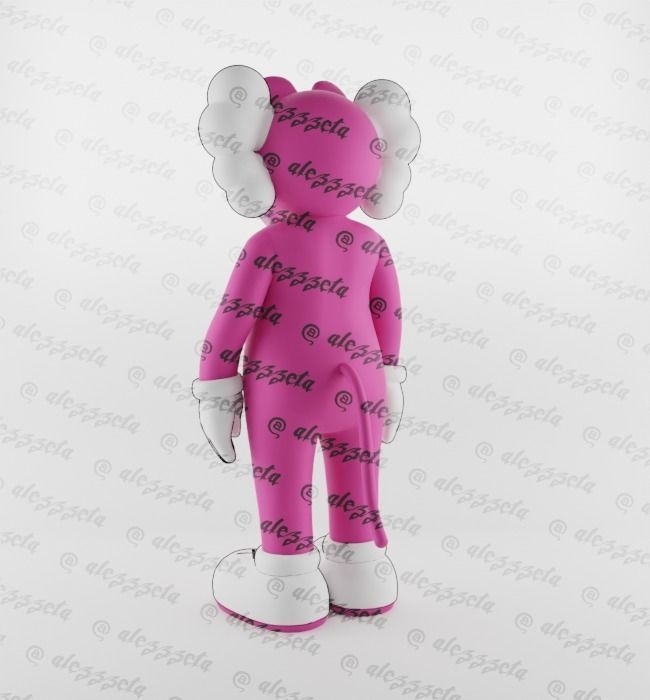 Kaws Pink Panther x Companion x Flayed Open for Print 3D print model_19