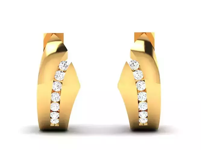 Earring 3Ddm stl obj fbx Render Details